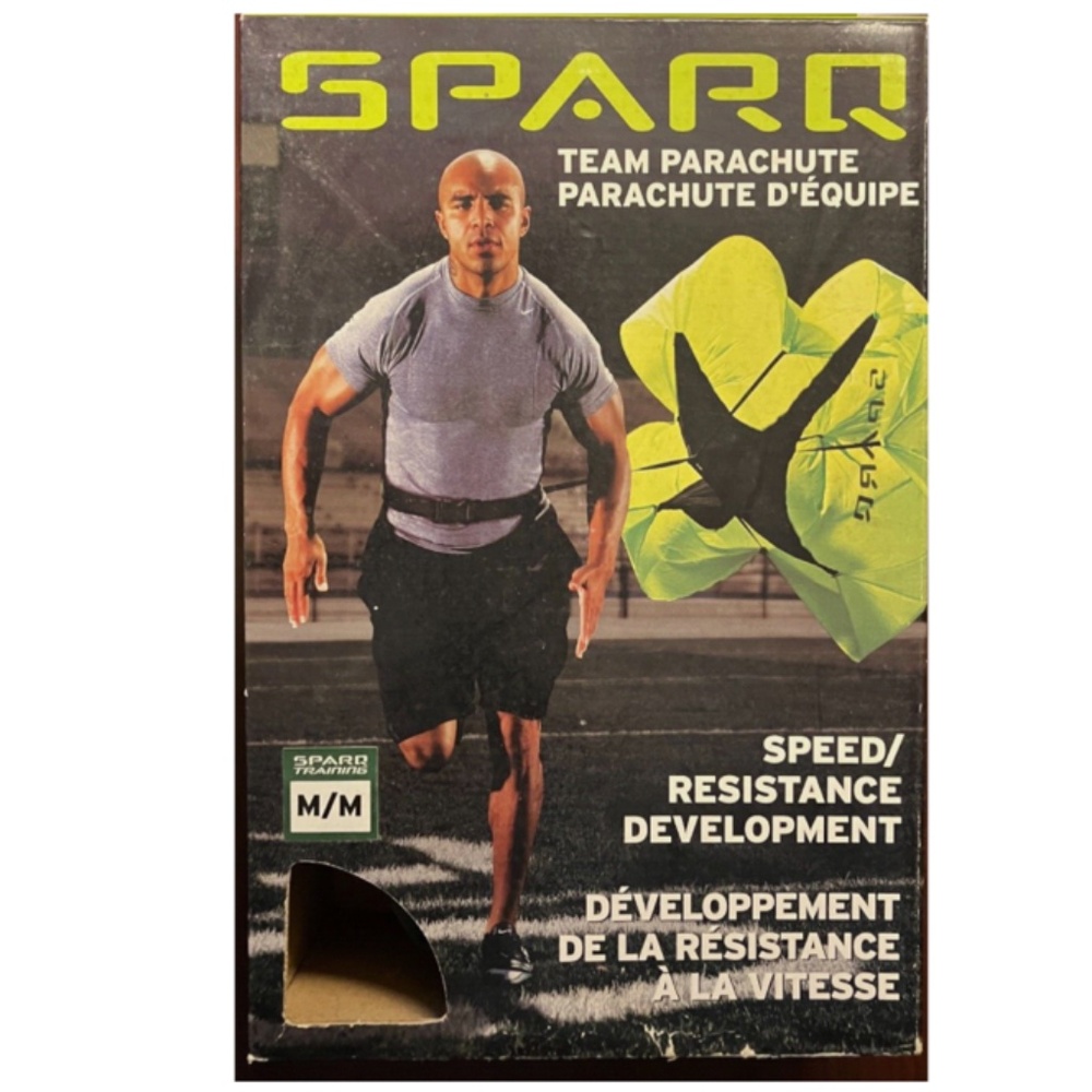 Nike SPARQ Black/Yellow Speed & Resistance Training Parachute